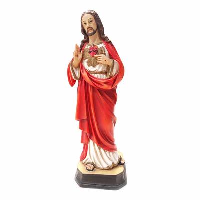 Customized Holiday Decorations Polyresin statues Crafts Sacred Heart of Jesus