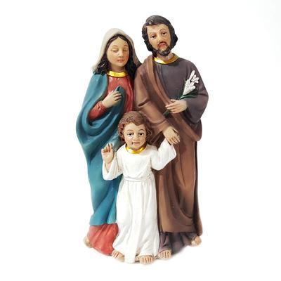 hand made custom Christmas decoration polyresin gifts Sagrada Familia Holy Family