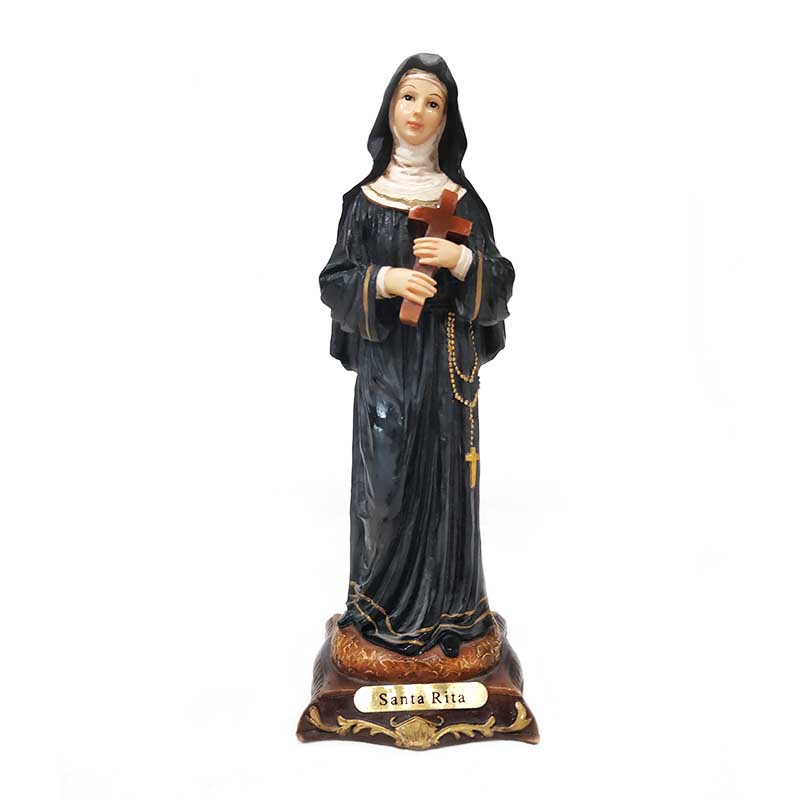 Custom Religious Decoration Polyreesin Santa Teresa Statue for Home Decoration