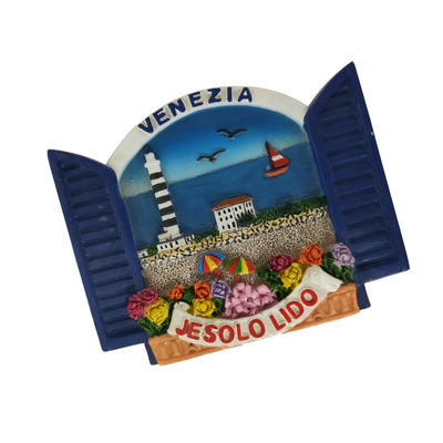 custom italy venezia souvenirs polyresin fridge magnet