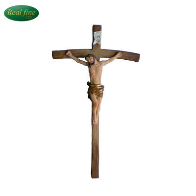 Polyresin Crucifix Cross Christian Decoration