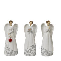 holiday gifts home decoration polyresin angel pray statue for sale