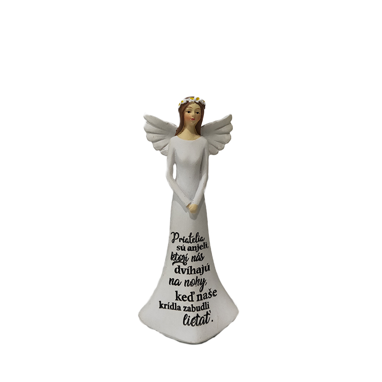 Faith white custom home decoration handmade gift angel statue