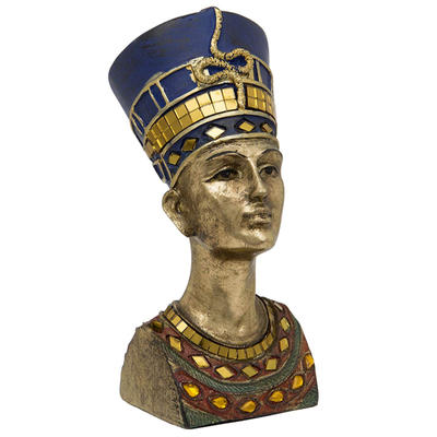 Statue Nefertiti head resin ornament decorative  figurine