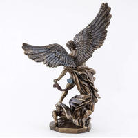 St michael statue figurine decor resin angel miguel