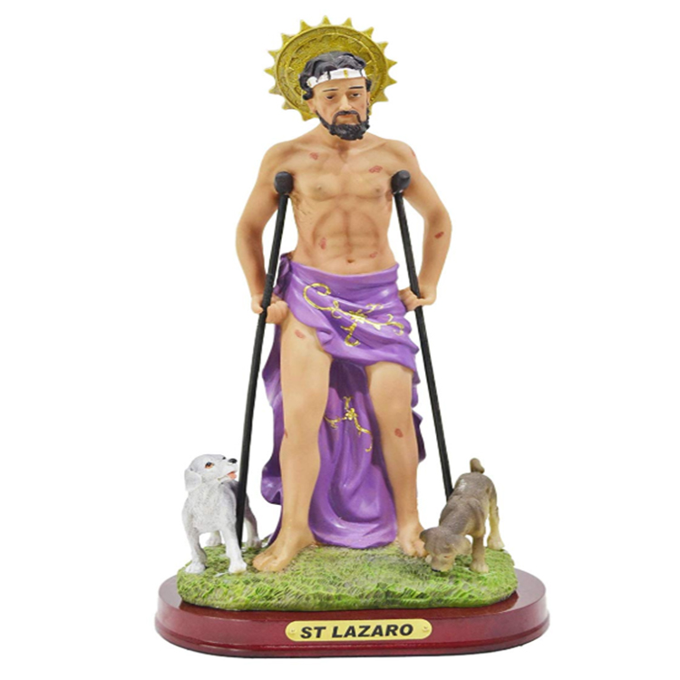 Saint Lazarus statue art craft home decoration resin figurine