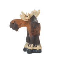 Handmade  resin moose statue home decor garden figurine
