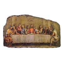 The last supper resin statue decorative plague wall figurine