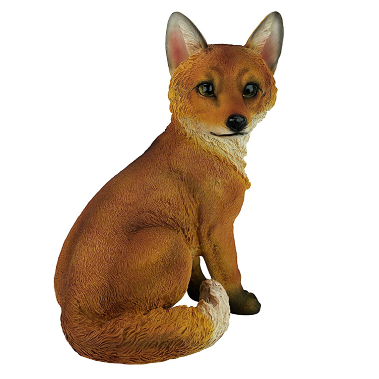 Garden Animal Statue resin ornament fox figurine