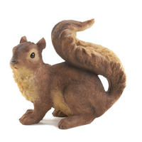 Resin garden squirrel statue cute anmial figurine decor