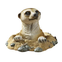 African resin statue meerkat  decorative polyresin figurine