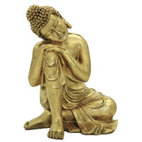 Figurine resin handmade  buddha bronze  religous statue