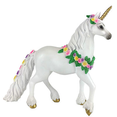 Golden unicorn resin craft garden figurine decoration