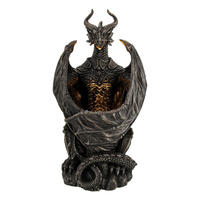 Handmade bronze resin dragon statue  dragon ornament